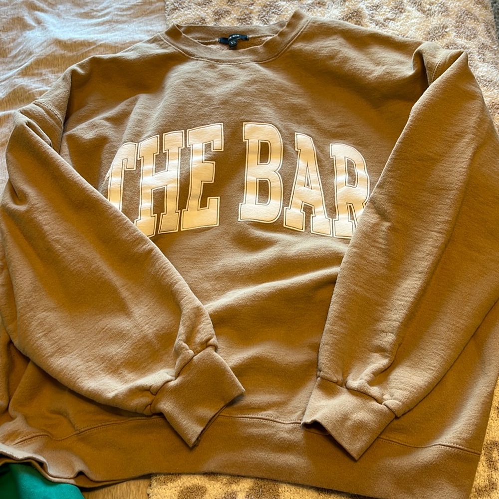 The bar varsity sweatshirt